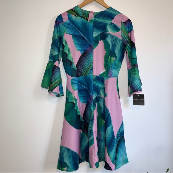 Goodnight Macaroon Trinity Palm Tree Print Dress - Picture 6 of 7